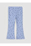 Blue Floral Spanish Style Girls' Leggings 2-Piece Set - 7