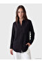 Lcw Modest Black Women's Shirt Tunic with Pockets - 2
