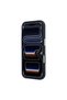 iPhone 18 Pro Case Licensed M-Safeli Pu Metal Triangle Logo Carbon Fiber Kevlar Cover Black - 5