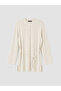 Lcw Modest Beige Soft Touch Women's Sweatshirt Tunic - 5