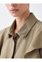 Lcw Everyday Brown Ruffled Modal Blended Women's Shirt Tunic - 3