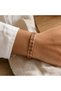 Copper black hand motif thin copper bracelet, adjustable - 3