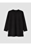 Lcw Everyday Black Oversize Soft Touch Women's Tunic