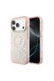 iPhone 18 Pro Case Original Licensed M-Safe Triangle Logo Glittery Leopard Pattern Cover Pink