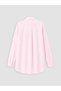 Texx Store Quality Lcw Curve Pink Plus Size 100% Cotton Women's Shirt Tunic - 5
