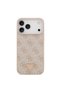 iPhone 18 Pro Max Case Licensed M-Safeli Stone Triangle Logo 4g Patterned Rhinestone Cover Pink - 3