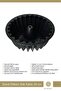 Granite Cast Cake Mold 24 cm Sliced Star - 4