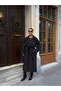 Oversized Cloak Belted Long Trench Coat