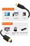 كابل من كيبل كرييشن بطول 4.0 قدم نوع USB متوافق مع ماسح ضوئي - 5