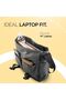 Stylo Premium 14 Inch Gray Color Sling Bag I Water Resistent Polyester I Stylish Zipper Pockets and Compartments | Two Small Pockets - 2