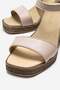 Women's Single-Strap Heeled Sandals Beige - 3