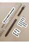 10 mm Compatible - Wristwatch Strap Black Color Snake Pattern Model Silver Color Strap - 3