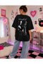 Manifest Group Zoktay Printed Oversize T-Shirt Unisex 80% Cotton Boxy Fit Streetwear T-Shirt Thick Textured - 3