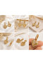 Charm Model Heart Steel Earrings - 2