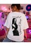 Manifest Group Zoktay Printed Oversize T-Shirt Unisex 80% Cotton Boxy Fit Streetwear T-Shirt Thick Textured - 2