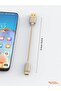 كيبل قصير USB الى USB C، كيبل كيبل كريشن قصير 0.5 قدم، شحن سريع 3 امبير - 7