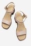 Women's Single-Strap Heeled Sandals Beige - 6