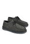 , Men's Genuine Leather Casual Shoes 1631064Zssy352 Dark Gray - 4