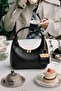 Women's mia mini bag charm detailed hand and shoulder bag