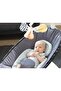4Moms Baby Seat for Children Aged 0-18 Months Made of Silver Plush Fabric with a Weight of 0.184 Grams. - 2