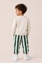 Mojo baby boy 1-4 years great new day printed tracksuit set cream-khaki - 2