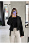 Double-Breasted Belted Crop Trench Jacket - 3