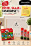 24 Colors of Crayons + 3 Different Weighted Adhesive Sticks + 2 Pieces of 110 Gr 25X35 cm Drawing Pads