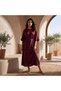 COLLARED LOUNGE DRESS - 2