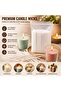 White Cotton Wicks for Pearled Sand Candles - 6cm (Pack of 100) - 2