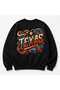 Unisex 3 Thread Threaded 100% Cotton Oversize Hoodless Printed Sweatshirt