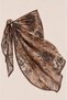 Floral Patterned Multi-Purpose Shawl Scarf Foulard Pareo – Women's Shawl - 5