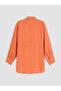 Orange Modal Blend Women's Shirt Tunic - 7