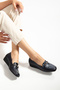 Genuine Leather Wedge Heel Comfort Women's Shoes in Sizes 33-34-35 and up to Size 41-42 - 2
