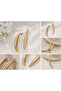 Curved Steel Earrings - 2