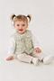 Baby Girl Floral Patterned Vest Shirt Trousers 3-Piece Set - 2