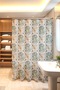 Checkered Patterned Shower Curtain, Bathtub Curtain 175X200Cm - 3