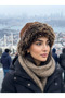 Women's Plush Hat Soft Fur Look Beanie