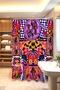 Abstract Denzi Creatures Patterned Shower Curtain, Bathtub Curtain 175X200Cm - 3