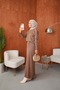 Mercerized Knitwear Skirt Set Anka261046 - 3