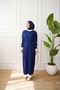 Angora Detailed Knitwear Dress with Buttoned Sleeves Anka261047 - 2