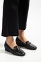 Genuine Leather Wedge Heel Comfort Women's Shoes in Sizes 33-34-35 and up to Size 41-42 - 2