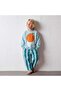 Children's Top and Bottom Set Orange Printed Sweatshirt and Striped Pants Set