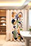 Mixed Bohemian Icons Patterned Shower Curtain, Bathtub Curtain 175X200Cm - 3