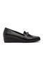 Genuine Leather Wedge Heel Comfort Women's Shoes in Sizes 33-34-35 and up to Size 41-42 - 4
