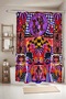 Abstract Denzi Creatures Patterned Shower Curtain, Bathtub Curtain 175X200Cm - 2