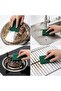 Scouring Pads Heavy Duty Dish Scrubber 6 PCS Non-Scratch Cleaning Reusable, Kitchen & Bathroom, Sink & Utensils Use, Non-Scratch Design, 6 Pieces - 3