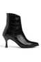 Ravenna Black Pointed Toe Women's Heeled Boots