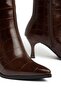 Ravenna Brown Pointed Toe Women's Heeled Boots - 3