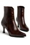Ravenna Brown Pointed Toe Women's Heeled Boots - 4