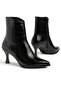 Ravenna Black Pointed Toe Women's Heeled Boots - 3